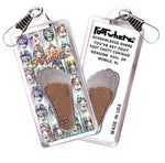 Load image into Gallery viewer, Mobile FootWhere® Souvenir Zipper-Pulls 6 Piece Set. Made in USA