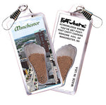 Load image into Gallery viewer, Manchester FootWhere® Souvenir Zipper-Pull. 72 pieces/6 assorted styles.