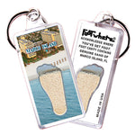Load image into Gallery viewer, Marco Island FootWhere® Souvenir Keychains. 6 Piece Set. Made in USA
