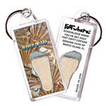 Load image into Gallery viewer, Marco Island FootWhere® Souvenir Keychains. 6 Piece Set. Made in USA
