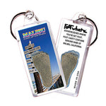 Load image into Gallery viewer, Malibu FootWhere® Souvenir Keychain. 72 pieces/ 6 assorted styles.