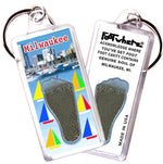 Load image into Gallery viewer, Milwaukee FootWhere® Souvenir Keychain. 72 pieces/ 6 assorted styles.