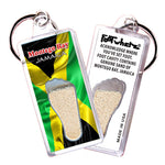 Load image into Gallery viewer, Montego Bay FootWhere® Souvenir Keychain. Made in USA