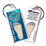 Load image into Gallery viewer, Montego Bay FootWhere® Souvenir Keychain. Made in USA