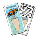 Load image into Gallery viewer, Montego Bay FootWhere® Souvenir Magnet. Made in USA