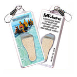 Load image into Gallery viewer, Montego Bay FootWhere® Souvenir Zipper-Pulls. 6 Piece Set. Made in USA