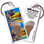 Load image into Gallery viewer, Montreal FootWhere Souvenir Keychains. 6 Piece Set. Made in USA