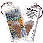 Load image into Gallery viewer, Montreal FootWhere Souvenir Keychain. 72 pieces/ 6 assorted styles.