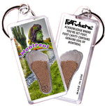 Load image into Gallery viewer, Montreal FootWhere Souvenir Keychain. Made in USA