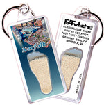 Load image into Gallery viewer, Norfolk FootWhere Souvenir Keychain. 72 pieces/6 assorted styles.