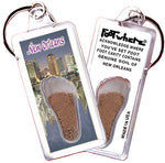 Load image into Gallery viewer, New Orleans FootWhere® Souvenir Zipper-Pull. 72 pieces/6 assorted styles.