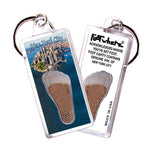Load image into Gallery viewer, New York City FootWhere Souvenir Keychain 72. pieces/ 12 assorted styles.