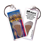 Load image into Gallery viewer, New York City FootWhere® Souvenir Keychains. 12 Piece Set. Made in USA