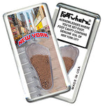 Load image into Gallery viewer, New York City FootWhere® Souvenir Fridge Magnets. 12 Piece Set. Made in USA