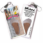 Load image into Gallery viewer, New York City FootWhere® Souvenir Zipper-Pulls. 12 Piece Set. Made in USA