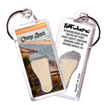 Load image into Gallery viewer, Orange Beach FootWhere® Souvenir Key Chain. Made in USA