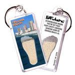 Load image into Gallery viewer, Orange Beach FootWhere® Souvenir Key Chain. Made in USA