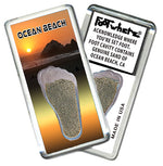 Load image into Gallery viewer, Ocean Beach FootWhere® Souvenir Magnet. Made in USA