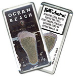 Load image into Gallery viewer, Ocean Beach FootWhere® Souvenir Magnet. Made in USA