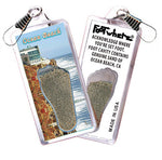 Load image into Gallery viewer, Ocean Beach FootWhere® Souvenir Zipper-Pull 72 pieces/6 assorted styles.