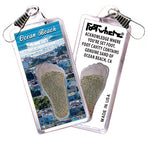 Load image into Gallery viewer, Ocean Beach FootWhere® Souvenir Zipper-Pull 72 pieces/6 assorted styles.