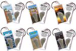 Load image into Gallery viewer, Ocean Beach FootWhere® Souvenir Keychain. 72 pieces/6 assorted styles.