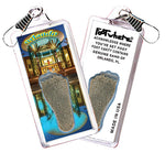 Load image into Gallery viewer, Orlando FootWhere® Souvenir Zipper-Pulls. 6 Piece Set. Made in USA