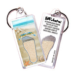 Load image into Gallery viewer, Ocho Rios FootWhere® Souvenir Keychains. 6 Piece Set. Made in USA