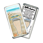 Load image into Gallery viewer, Ocho Rios, Jamaica FootWhere® Souvenir Magnet. 72 pieces/6 assorted styles.