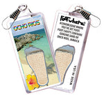 Load image into Gallery viewer, Ocho Rios FootWhere® Souvenir Zipper-Pull. Made in USA