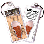 Load image into Gallery viewer, Oklahoma City FootWhere® Souvenir Keychains. 6 Piece Set. Made in USA