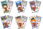 Load image into Gallery viewer, Oklahoma City FootWhere® Souvenir Magnets. 6 Piece Set. Made in USA