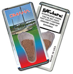 Load image into Gallery viewer, Omaha FootWhere® Souvenir Magnets. 6 Piece Set. Made in USA