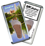 Load image into Gallery viewer, Omaha FootWhere® Souvenir Magnets. 6 Piece Set. Made in USA
