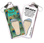 Load image into Gallery viewer, Palm Beach FootWhere® Souvenir Zipper-Pulls. 6 Piece Set. Made in USA