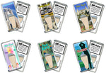 Load image into Gallery viewer, Palm Beach FootWhere® Souvenir Magnets. 6 Piece Set. Made in USA