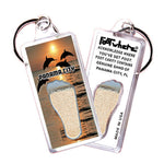 Load image into Gallery viewer, Panama City FootWhere® Souvenir Keychains. 6 Piece Set. Made in USA