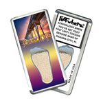 Load image into Gallery viewer, Panama City FootWhere® Souvenir Magnets. 6 Piece Set. Made in USA