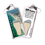 Load image into Gallery viewer, Panama City FootWhere® Souvenir Zipper-Pulls. 6 Piece Set. Made in USA