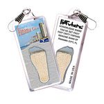 Load image into Gallery viewer, Panama City FootWhere® Souvenir Zipper-Pulls. 6 Piece Set. Made in USA