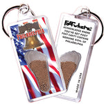 Load image into Gallery viewer, Philadelphia FootWhere® Souvenir Keychain. 72 pieces/6 assorted styles.