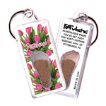 Load image into Gallery viewer, Pittsburgh FootWhere® Souvenir Keychain. 72 pieces/6 assorted styles.