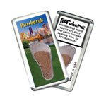 Load image into Gallery viewer, Pittsburgh FootWhere® Souvenir Magnet. 72 pieces/6 assorted styles.