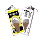 Load image into Gallery viewer, Pittsburgh FootWhere® Souvenir Zipper-Pull. 72 pieces/6 assorted styles.