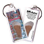 Load image into Gallery viewer, Portland, ME FootWhere® Souvenir Keychain. 72 pieces/6 assorted styles.