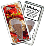 Load image into Gallery viewer, Portland, ME FootWhere® Souvenir Magnet. 72 pieces/6 assorted styles.