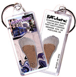 Load image into Gallery viewer, Portland, OR FootWhere® Souvenir Keychains. 6 Piece Set. Made in USA
