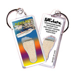Load image into Gallery viewer, Puerto Rico FootWhere® Souvenir Keychain. 72 pieces/6 assorted styles.