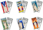 Load image into Gallery viewer, Puerto Rico FootWhere® Souvenir Magnet. 72 pieces/6 assorted styles.