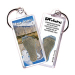 Load image into Gallery viewer, Palm Springs FootWhere® Souvenir Keychain. 72 pieces/6 assorted styles.